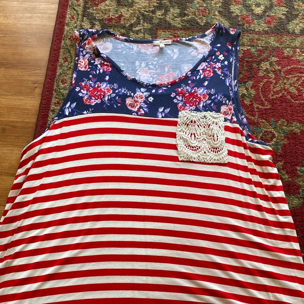 American Flag tank top